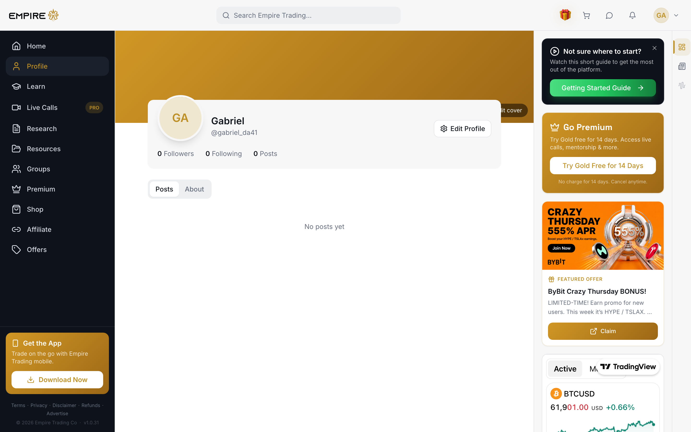 User profiles